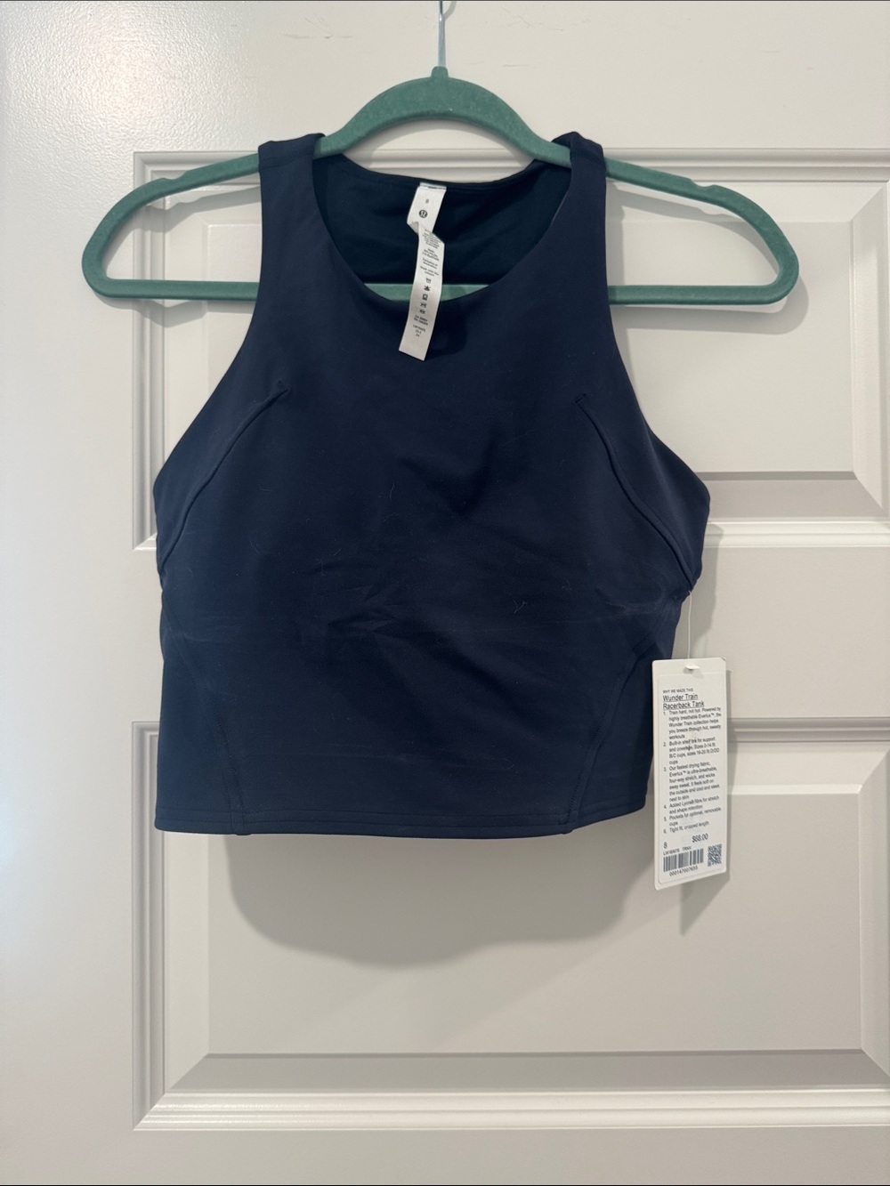 lululemon athletica Navy Wunder Train Racerback Tank